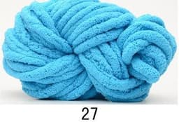 image-JScolour Super Thick Ice Line Chenille Polyester Yarn 2cm Hand-Made