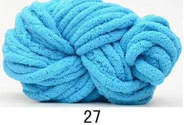 image-JScolour Super Thick Ice Line Chenille Polyester Yarn 2cm Hand-Made