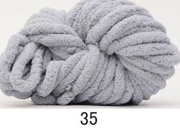 image-JScolour Super Thick Ice Line Chenille Polyester Yarn 2cm Hand-Made