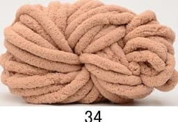 image-JScolour Super Thick Ice Line Chenille Polyester Yarn 2cm Hand-Made