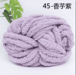image-JScolour Super Thick Ice Line Chenille Polyester Yarn 2cm Hand-Made