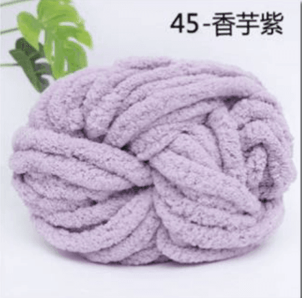 image-JScolour Super Thick Ice Line Chenille Polyester Yarn 2cm Hand-Made