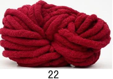 image-JScolour Super Thick Ice Line Chenille Polyester Yarn 2cm Hand-Made