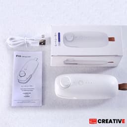 image-Flyby Sealing Machine USB Charging Food Bag Sealer Clip
