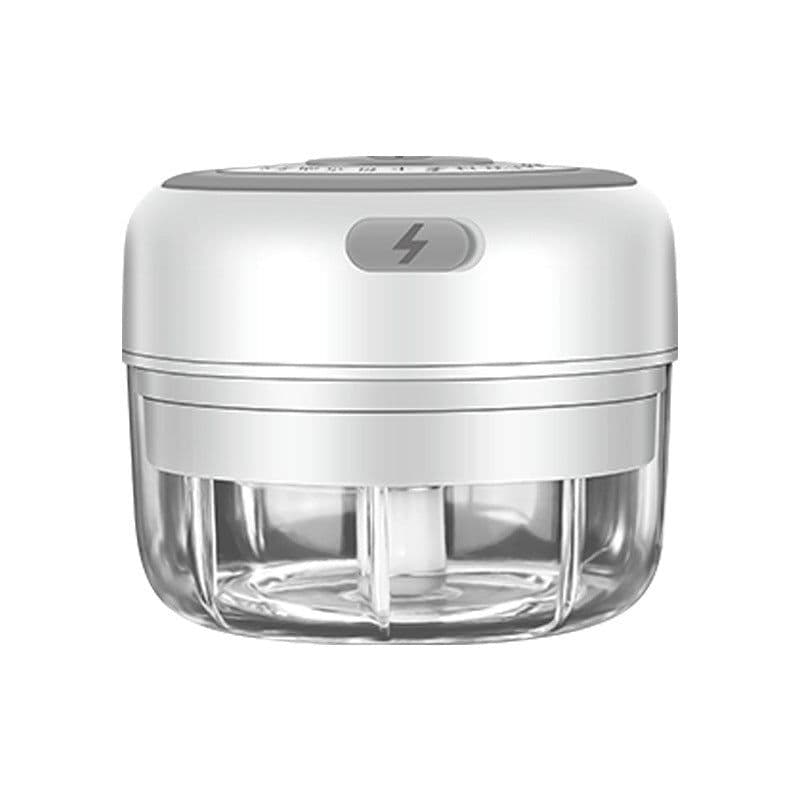 image-Electric Garlic Masher Rechargeable Mini Food Chopper 300ml Green