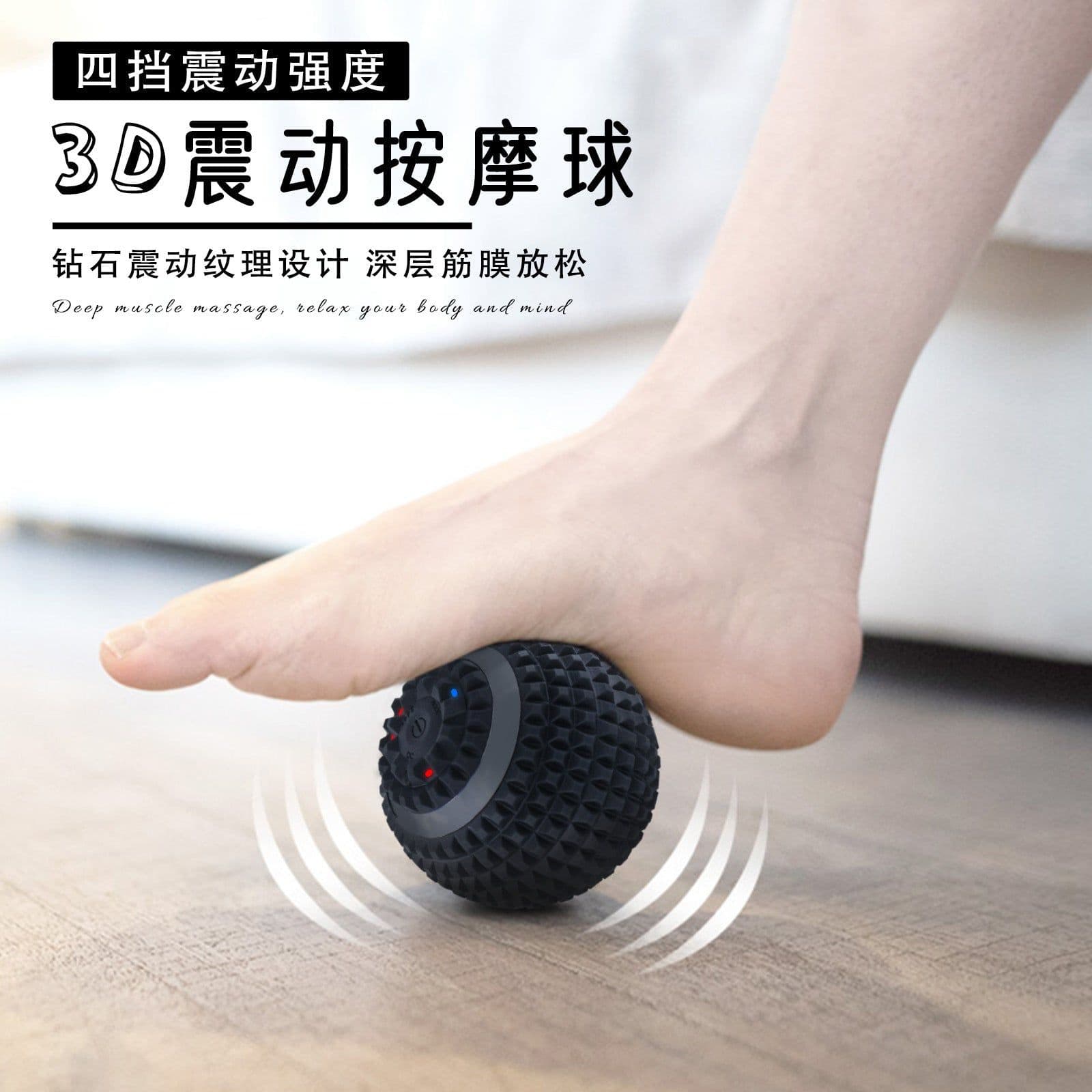 image-Kimberly Yoga Massage Ball 100mm Silicone Hand Grip Exercise Ball