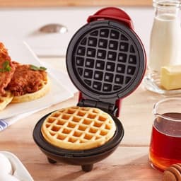 image-Hao Chang Mini Waffle Maker Double-Sided Heating Electric 220V