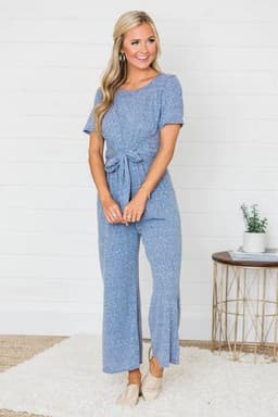 image-Women's Pink Cropped Straight Leg Pants Cotton Blend Casual