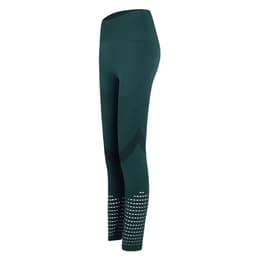 image-Women's High Waist Yoga Pants Hollow Out Striped Leggings