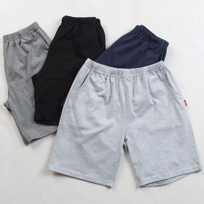 image-Men's Cotton Shorts Home Pants Casual Loose Summer Tracksuit