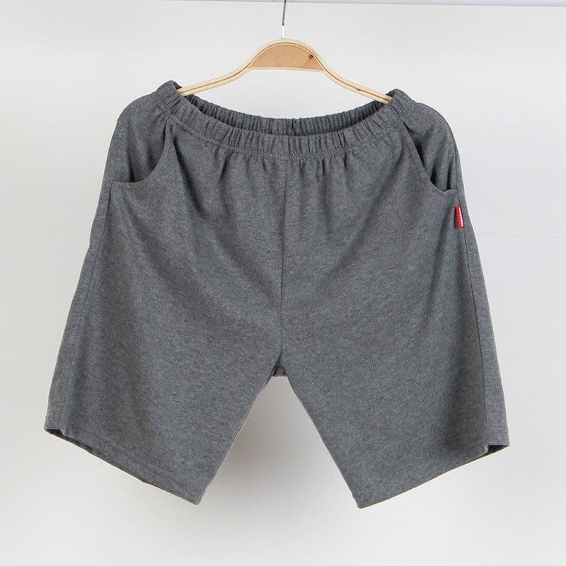 image-Men's Cotton Shorts Home Pants Casual Loose Summer Tracksuit
