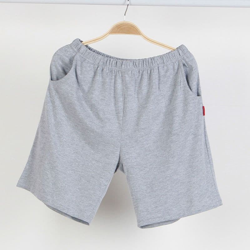 image-Men's Cotton Shorts Home Pants Casual Loose Summer Tracksuit