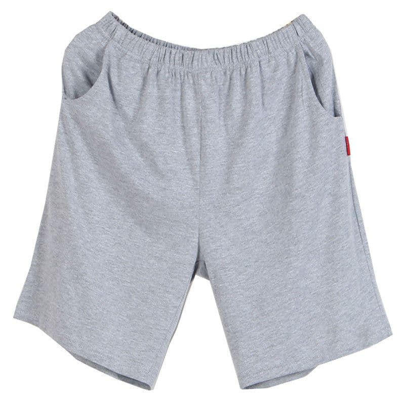 image-Men's Cotton Shorts Home Pants Casual Loose Summer Tracksuit