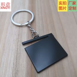 image-Hollywood Metal Movie Clapboard Keychain