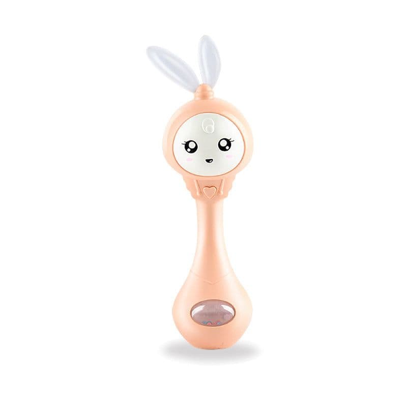 image-Little Bear Baby Rattle Teether Music Rhythm Stick Toy 0-2 Years