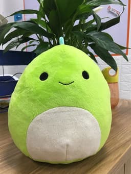 image-Plush Green Dinosaur Pillow Toy