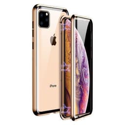 image-Yinghuiyicolour Magnetic Metal Glass Case for iPhone 12 Pro Max 11 XS 7 8 Plus