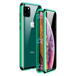 image-Yinghuiyicolour Magnetic Metal Glass Case for iPhone 12 Pro Max 11 XS 7 8 Plus