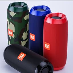 image-Portable Bluetooth Speaker Dual 5W Speakers 1800mAh Battery
