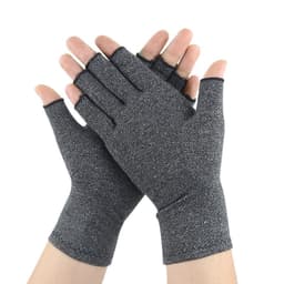 image-Compression Arthritis Gloves Half-Finger Relief Support Mittens
