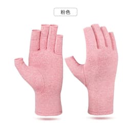 image-Compression Arthritis Gloves Half-Finger Relief Support Mittens