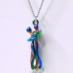 image-Chenhui Couple Hug Necklace Brass Pendant Unisex Jewelry