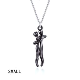 image-Chenhui Couple Hug Necklace Brass Pendant Unisex Jewelry
