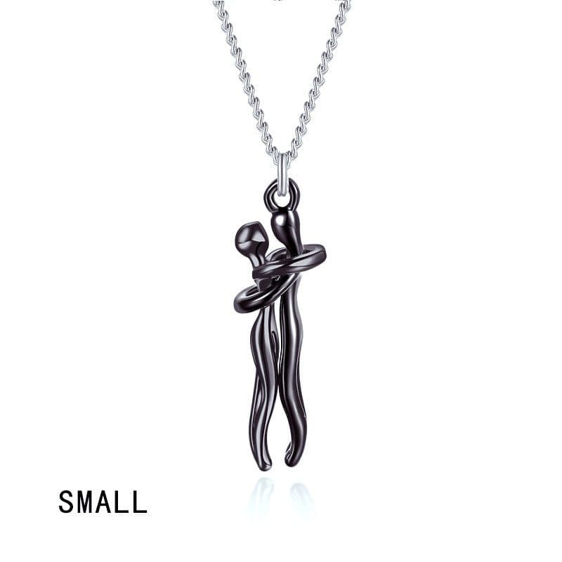 image-Chenhui Couple Hug Necklace Brass Pendant Unisex Jewelry
