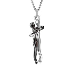 image-Chenhui Couple Hug Necklace Brass Pendant Unisex Jewelry