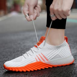 image-Flying Woven Running Shoes Low-Top Mesh Breathable Unisex