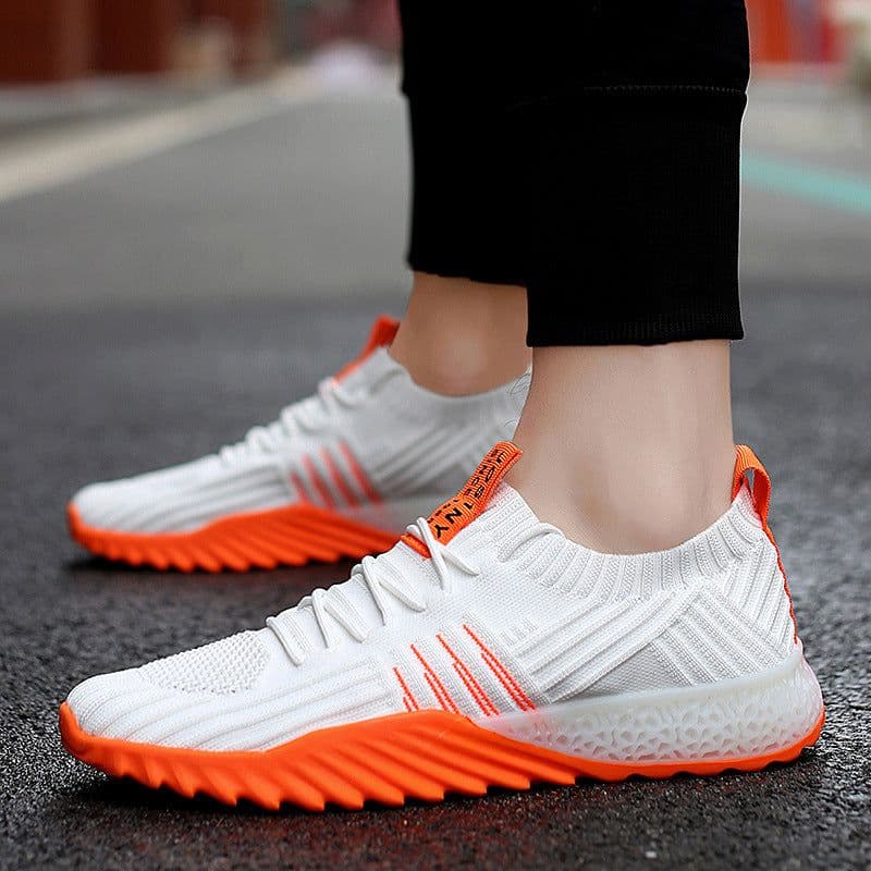 image-Flying Woven Running Shoes Low-Top Mesh Breathable Unisex