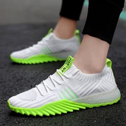 image-Flying Woven Running Shoes Low-Top Mesh Breathable Unisex