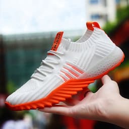 image-Flying Woven Running Shoes Low-Top Mesh Breathable Unisex
