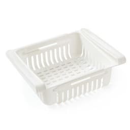 image-Refrigerator Pull-Out Storage Box Organizer Plastic Drawer