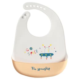 image-Baby Silicone Bib Waterproof 3D Pocket Cartoon Kids 4-6 Years