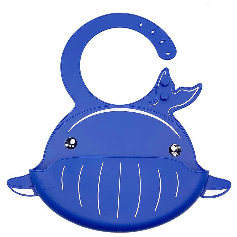 image-Baby Silicone Bib Waterproof 3D Pocket Cartoon Kids 4-6 Years