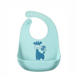 image-Baby Silicone Bib Waterproof 3D Pocket Cartoon Kids 4-6 Years