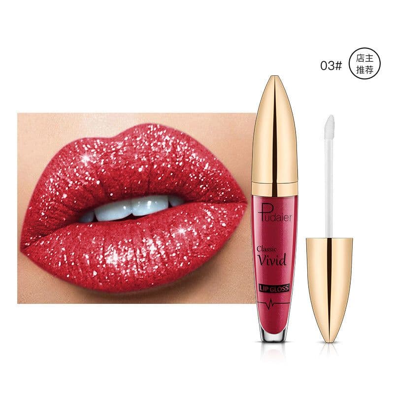image-Pudaier 18 Color Matte Pearlescent Lipstick Lip Gloss P1230