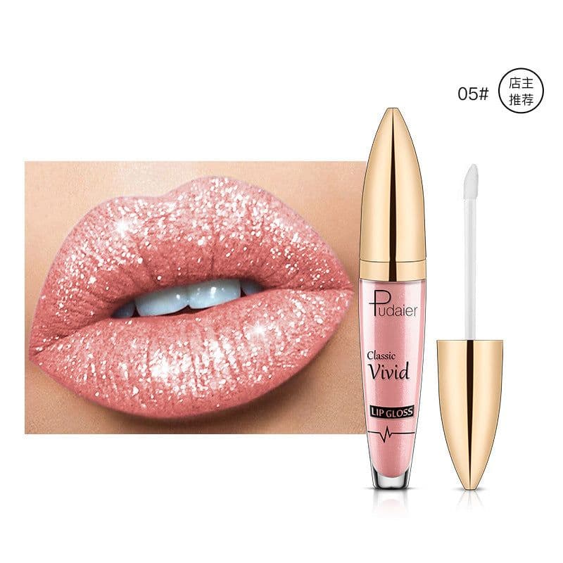 image-Pudaier 18 Color Matte Pearlescent Lipstick Lip Gloss P1230