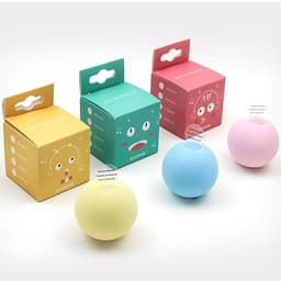 image-Cat Toy Sound Ball 3 Pack EVA Animal Call Frog Cricket
