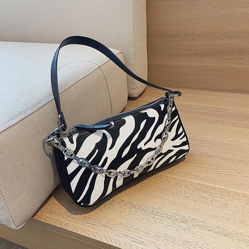 image-Women's Small Square Crossbody Bag PU Leather Shoulder Handbag