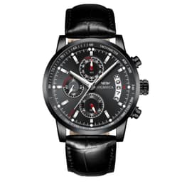 image-OLMECA 0828 Men's Quartz Watch Chronograph Waterproof Steel Band