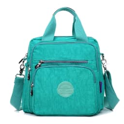 image-BUYAO Women's Nylon Backpack Waterproof Convertible Shoulder Bag