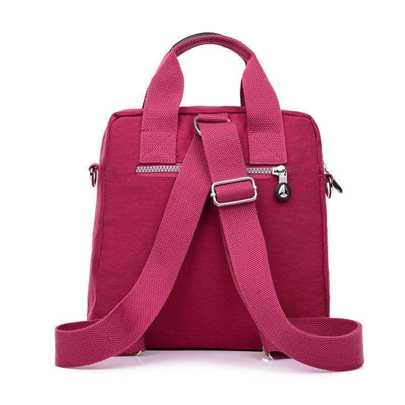 image-BUYAO Women's Nylon Backpack Waterproof Convertible Shoulder Bag