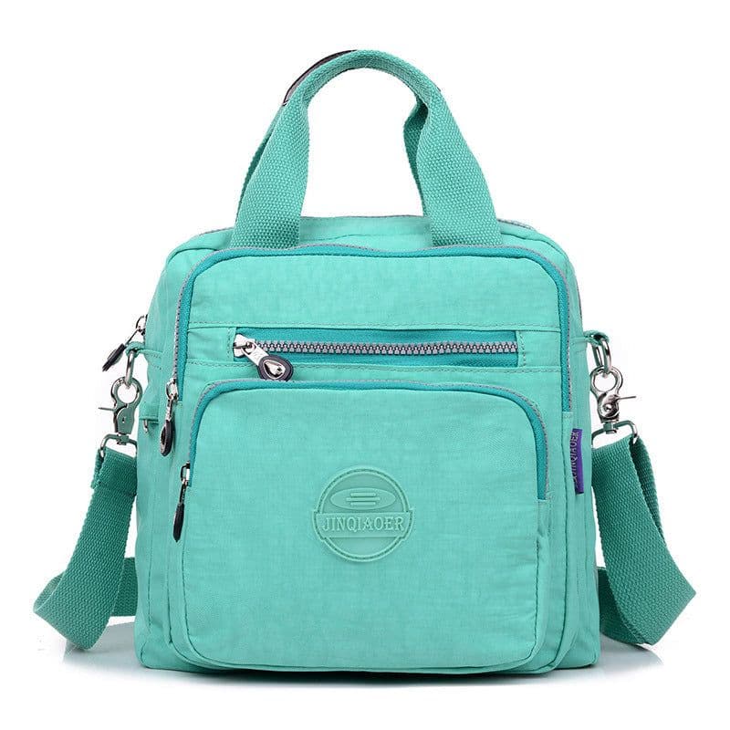 image-BUYAO Women's Nylon Backpack Waterproof Convertible Shoulder Bag