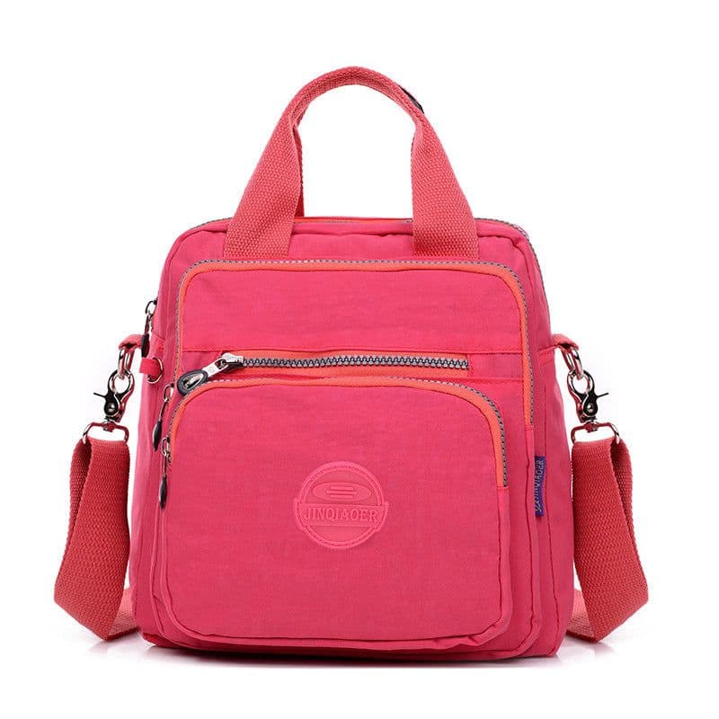 image-BUYAO Women's Nylon Backpack Waterproof Convertible Shoulder Bag