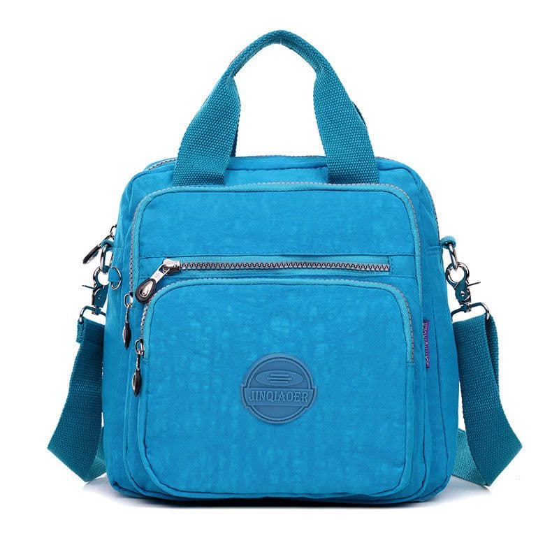 image-BUYAO Women's Nylon Backpack Waterproof Convertible Shoulder Bag