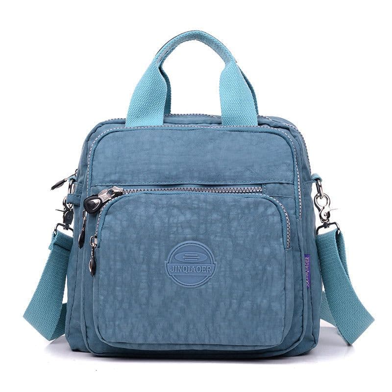 image-BUYAO Women's Nylon Backpack Waterproof Convertible Shoulder Bag
