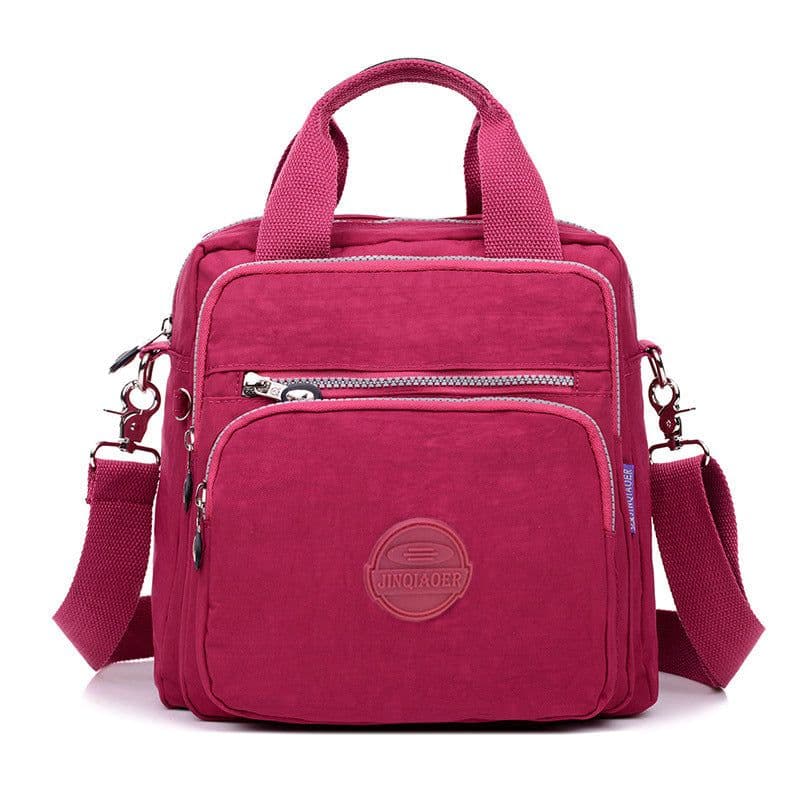 image-BUYAO Women's Nylon Backpack Waterproof Convertible Shoulder Bag