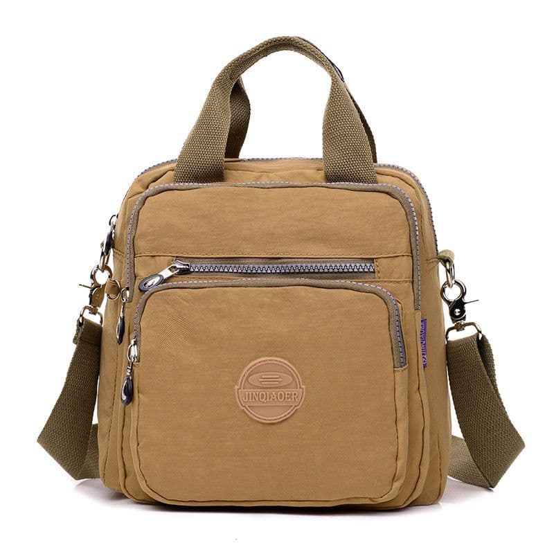 image-BUYAO Women's Nylon Backpack Waterproof Convertible Shoulder Bag